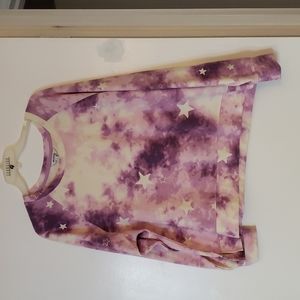Wildfox Purple Tie Dye Sweatshirt- XL